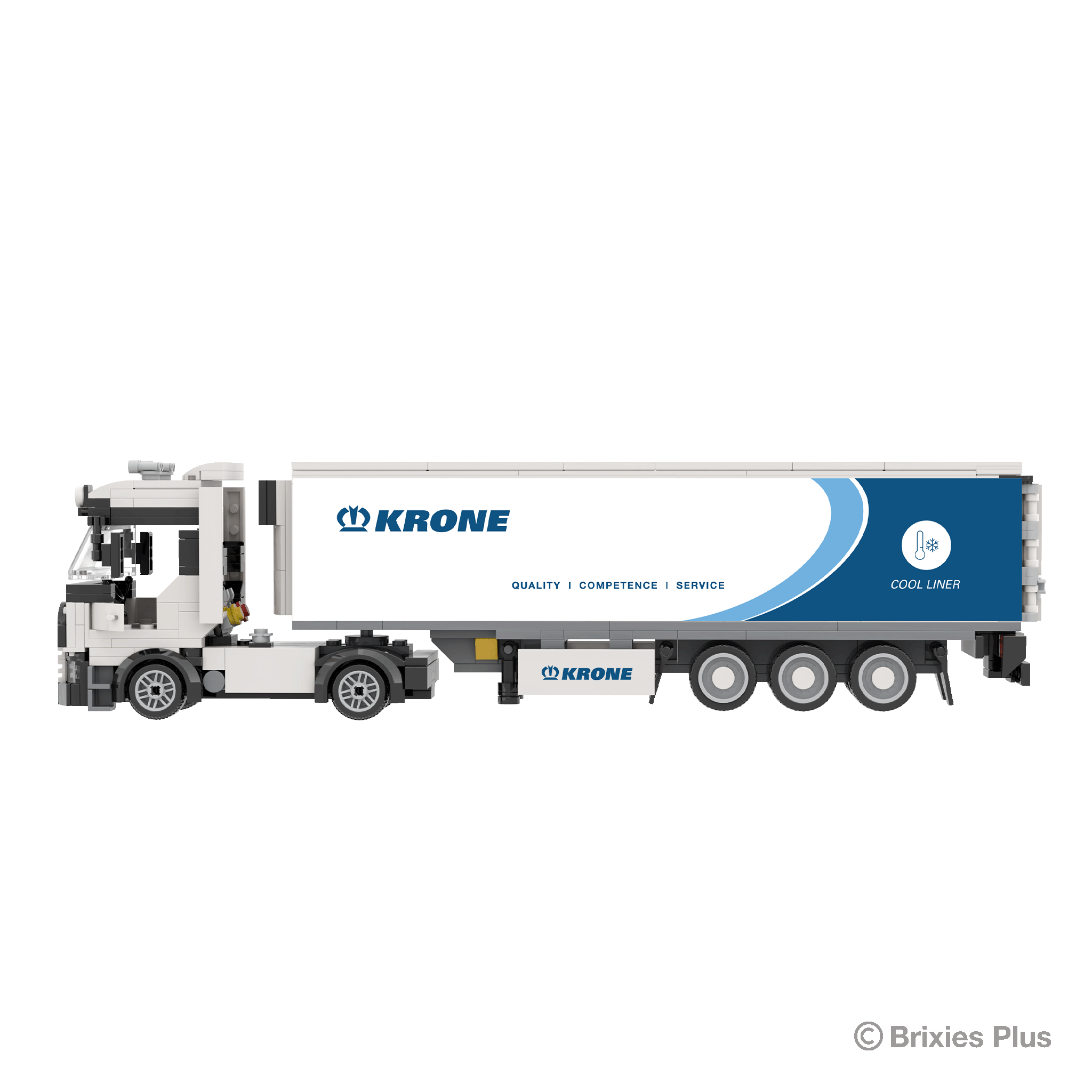 BRIXIES Plus Schwarzmüller tractor unit plus tipper trailer