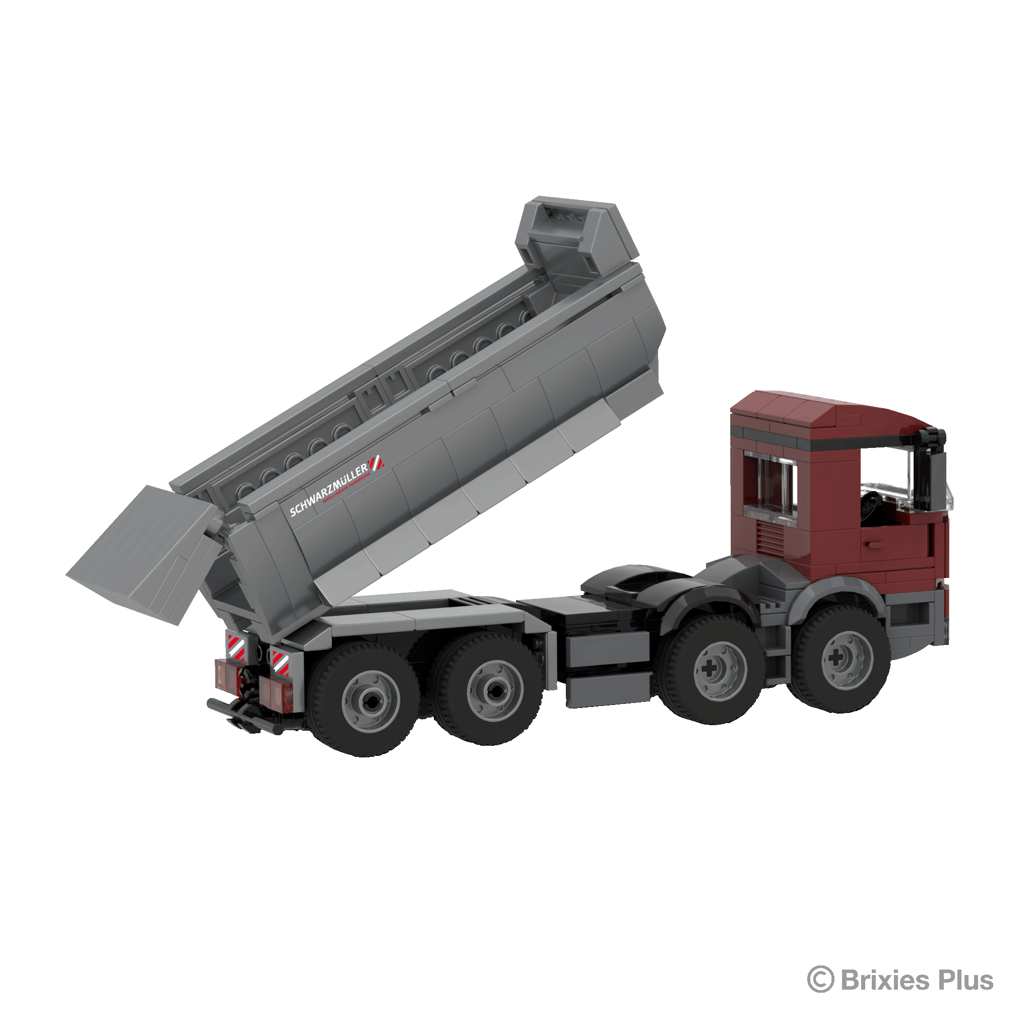 BRIXIES Plus Schwarzmüller tractor unit plus tipper trailer