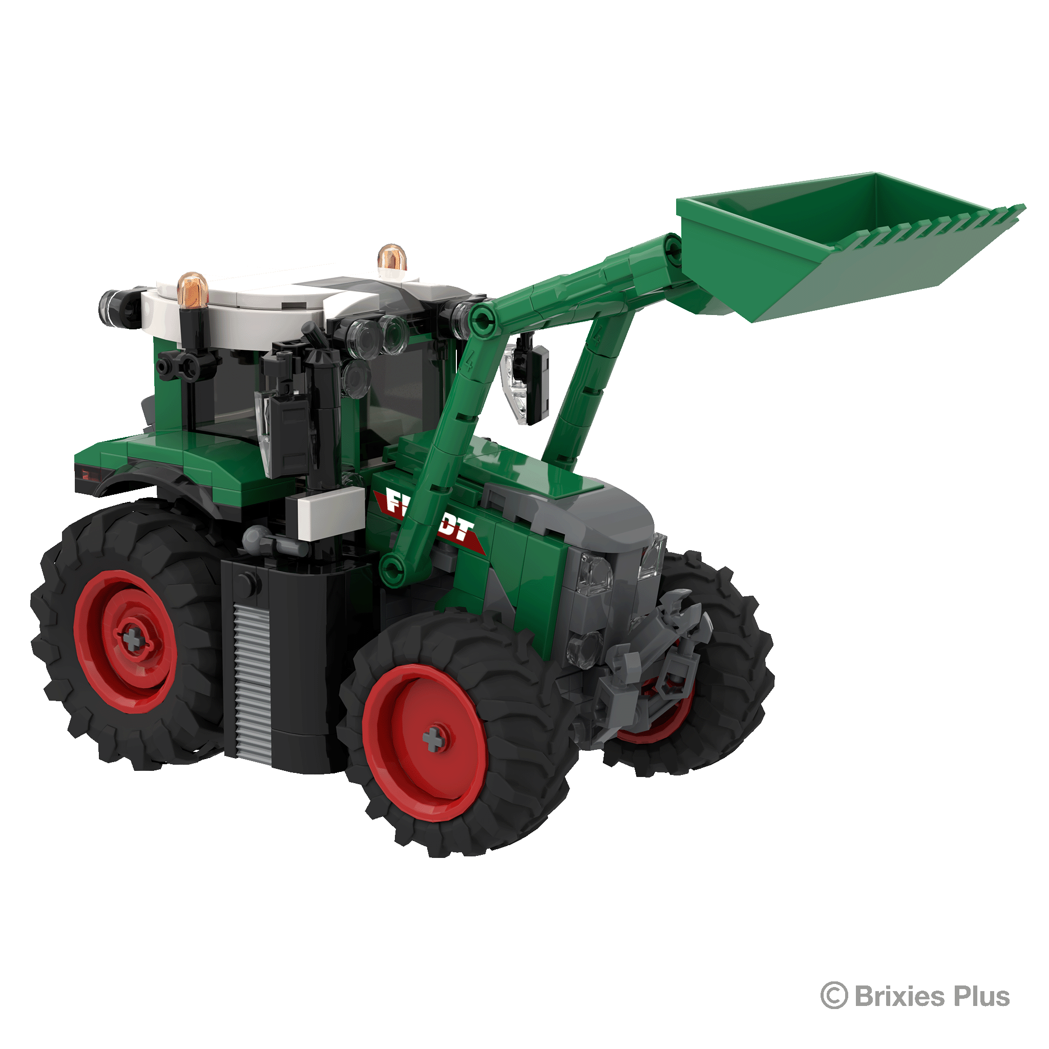 BRIXIES Plus Fendt 620 Vario mit Frontlader