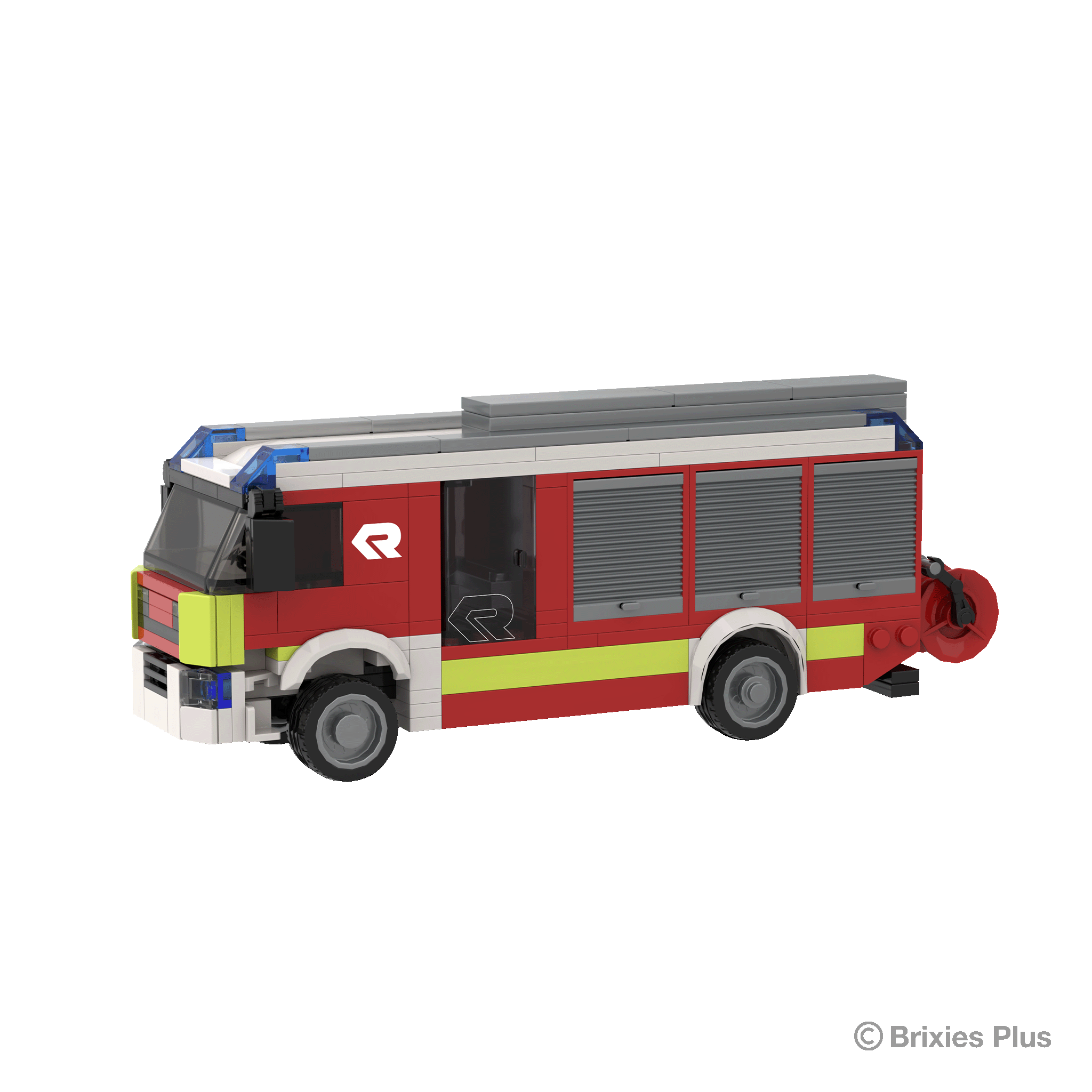 BRIXIES Plus fire engine