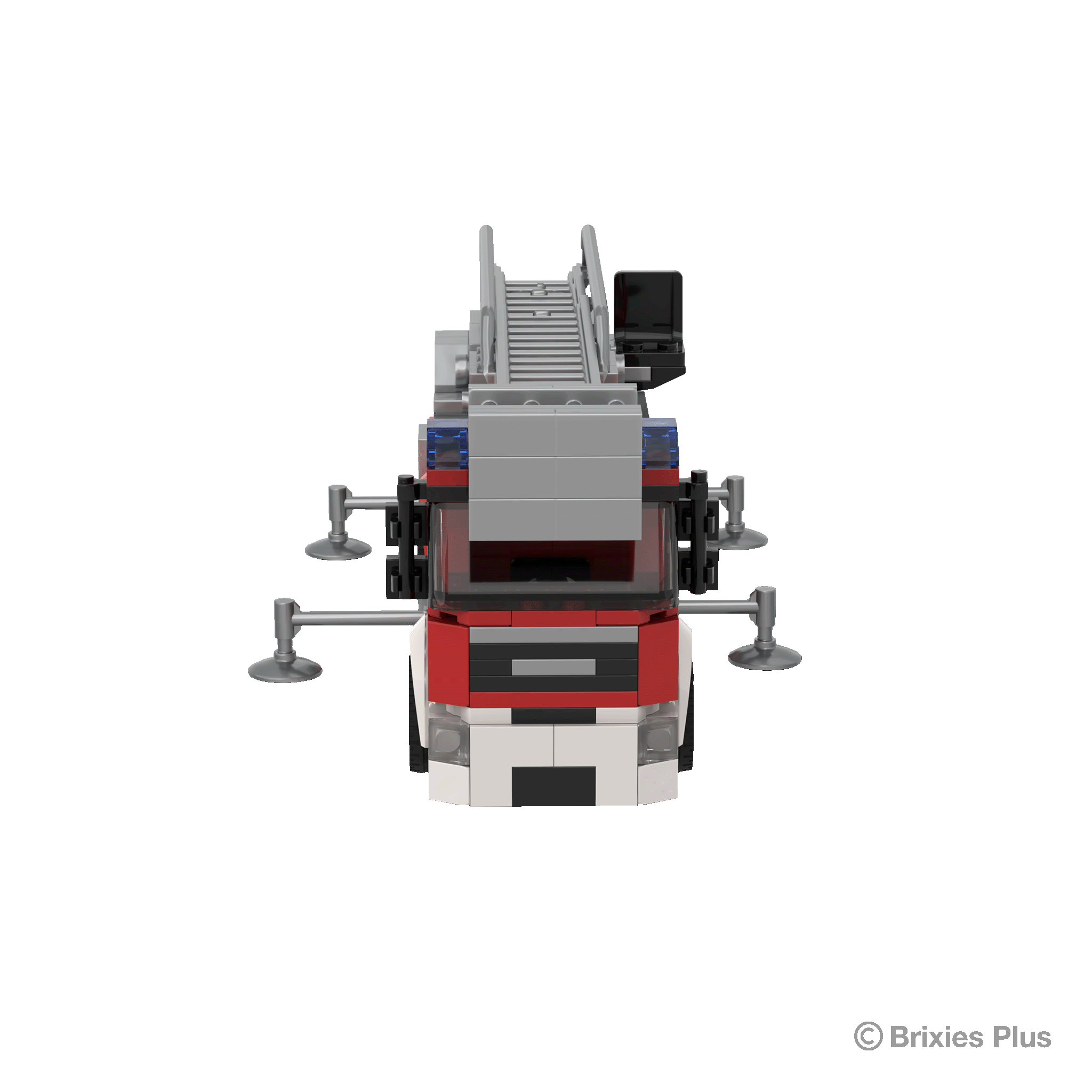 BRIXIES Plus Rosenbauer Einsatzfahzeug mit Drehleiter