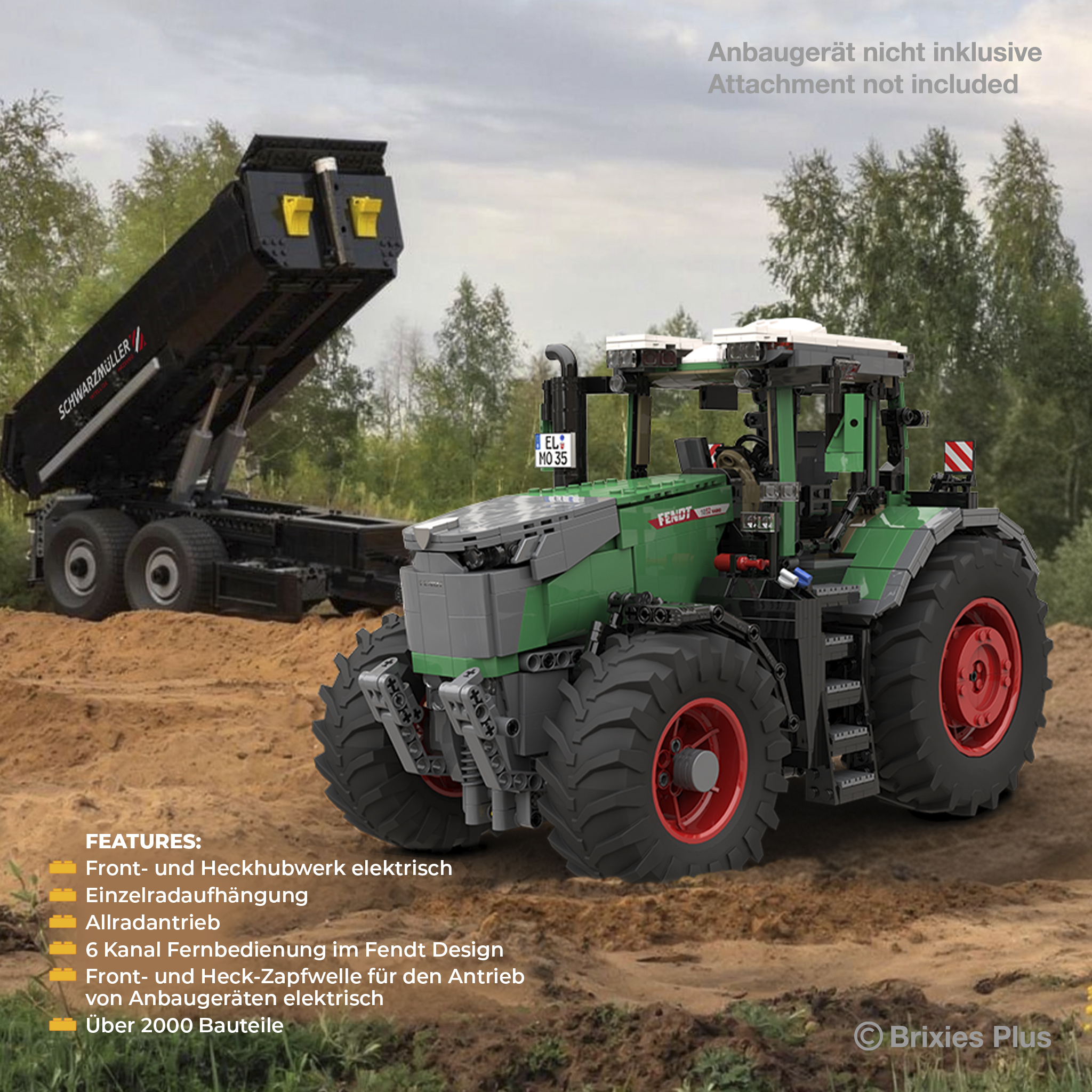*SELEKTIV* BRIXIES Plus Technik Fendt 1052 Vario
