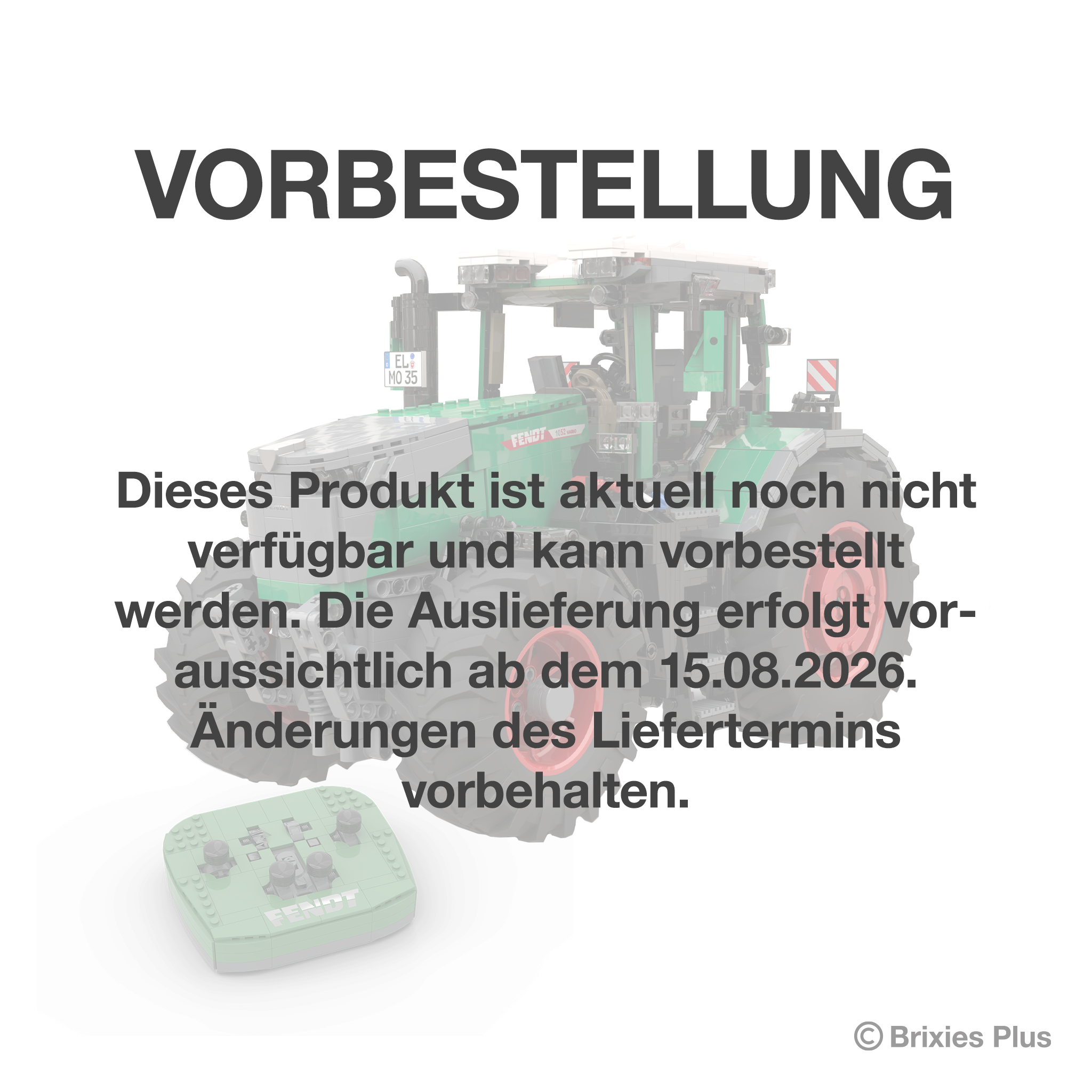 *SELEKTIV* BRIXIES Plus Technik Fendt 1052 Vario