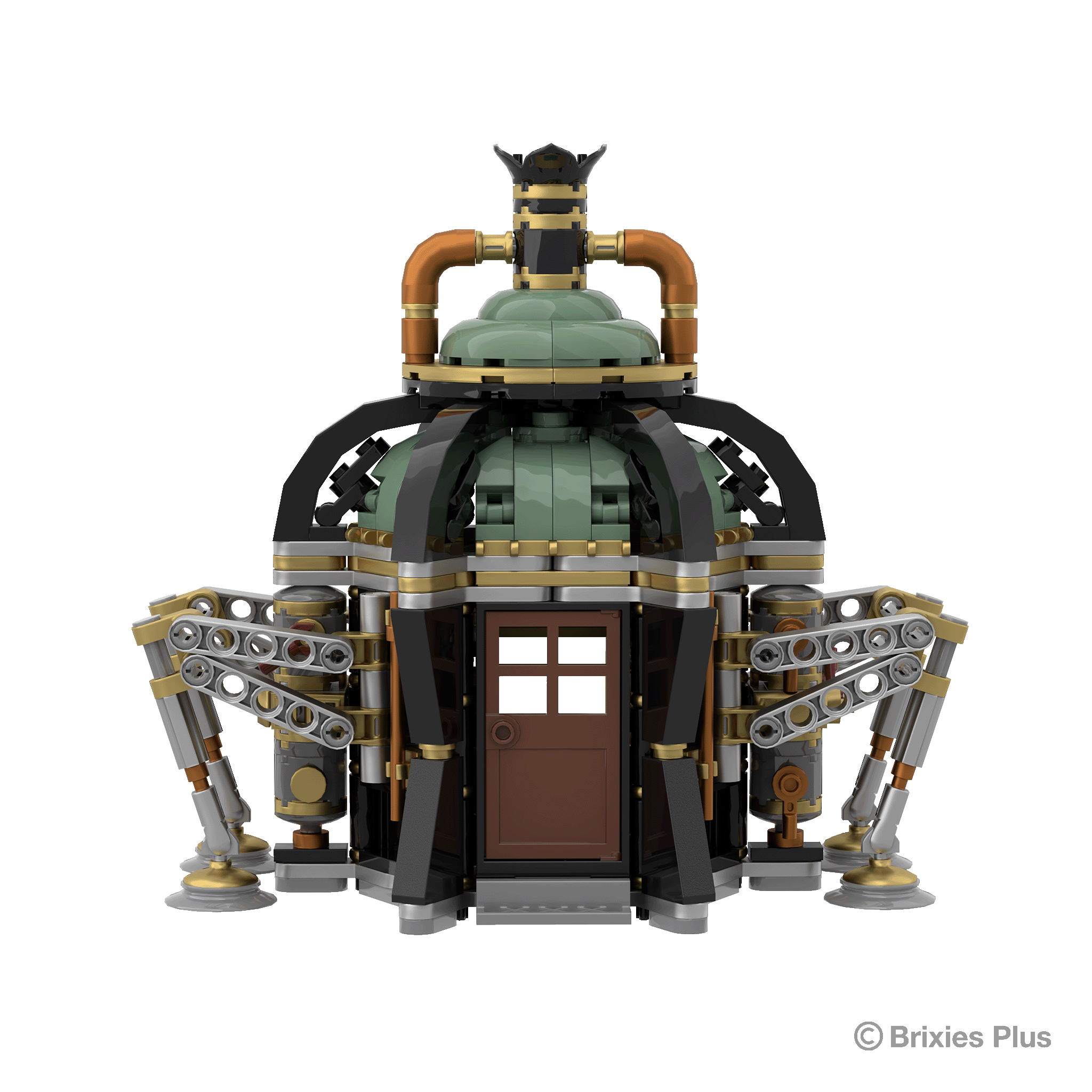 BRIXIES Plus Steampunk Walking Kiosk