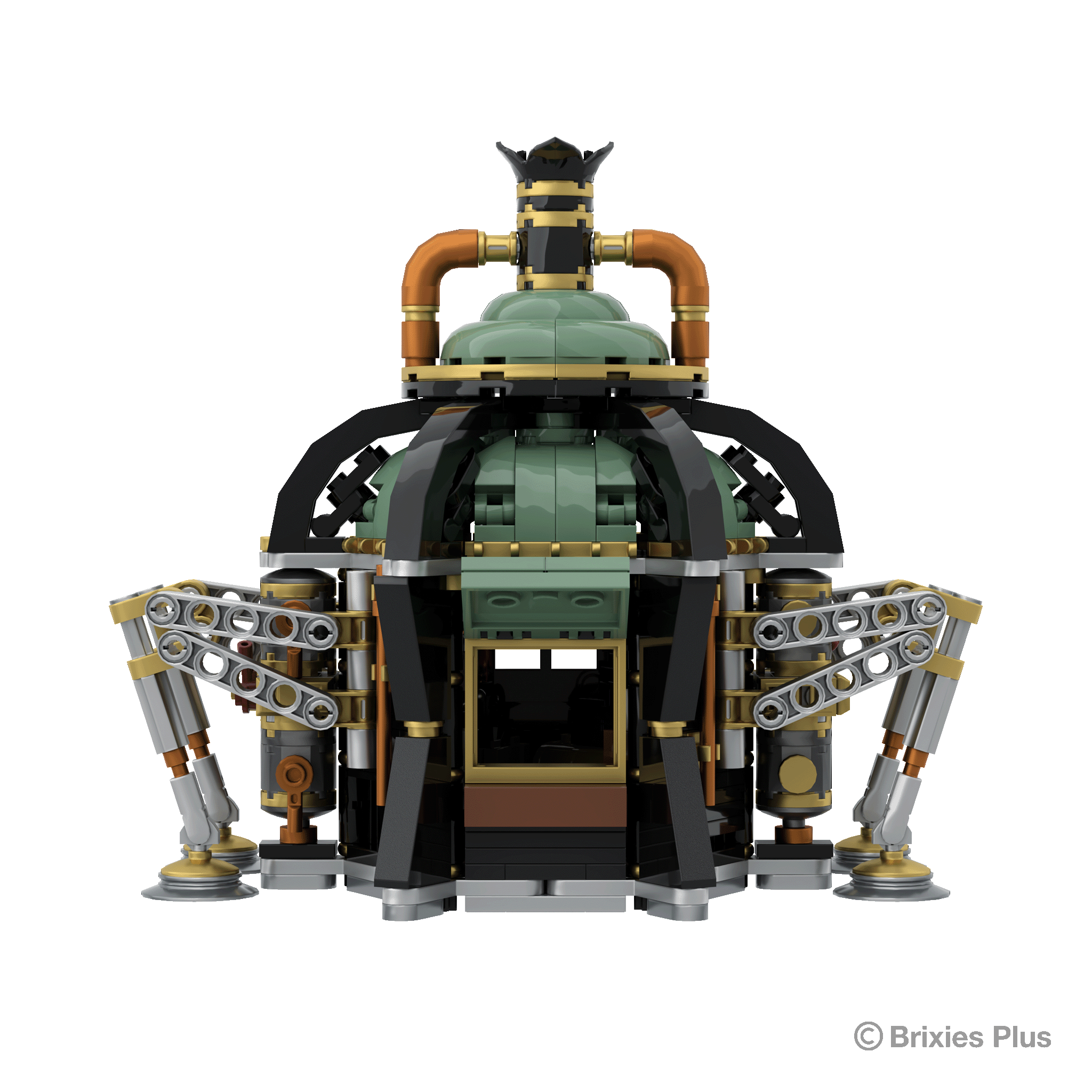 BRIXIES Plus Steampunk Walking Kiosk