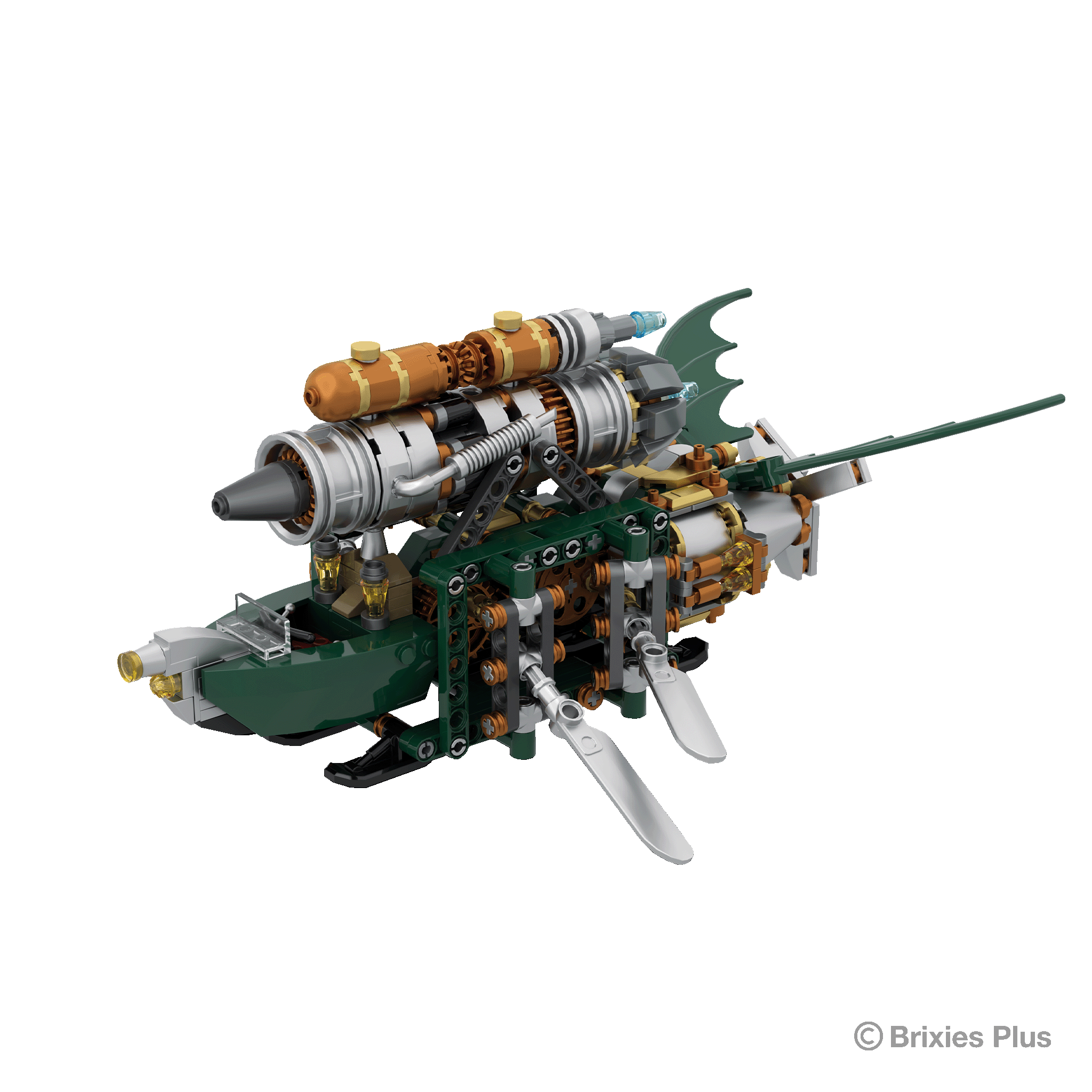 BRIXIES Plus Steampunk Dragonfly