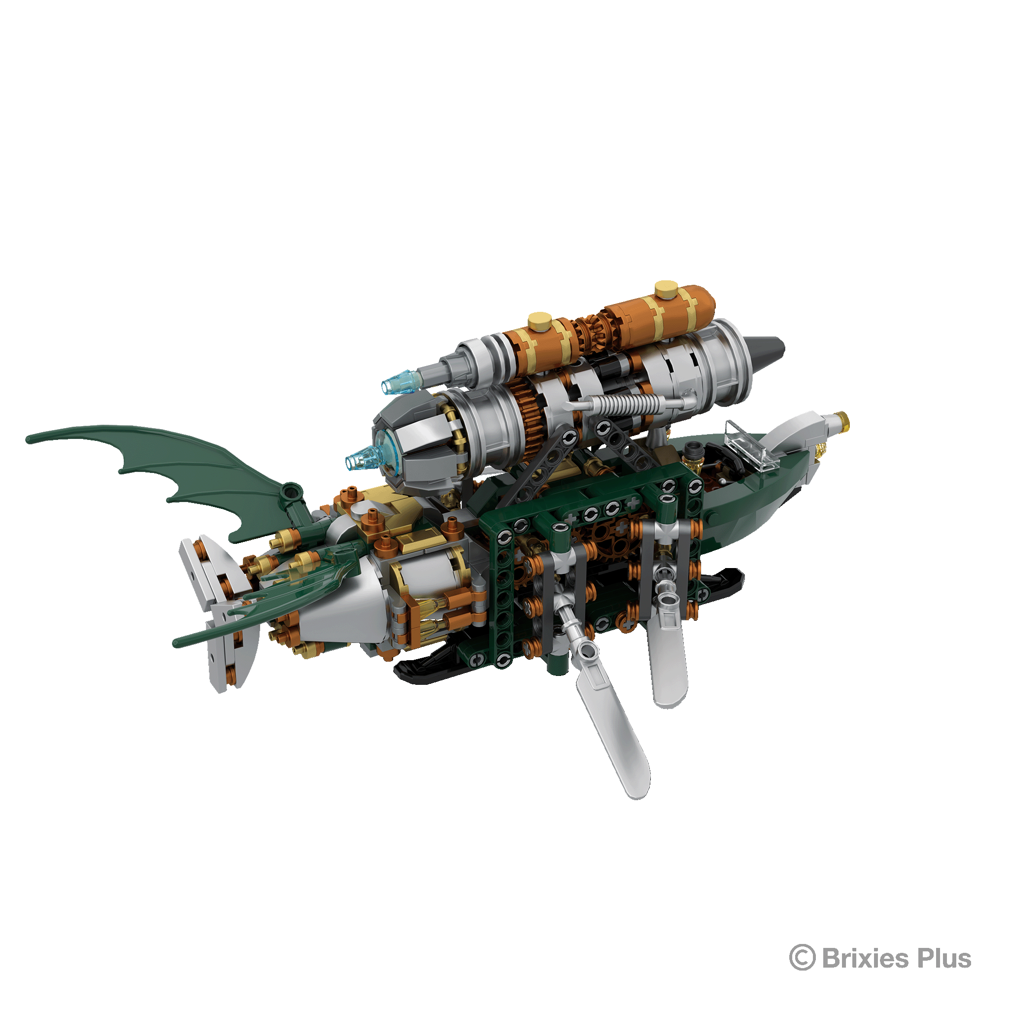 BRIXIES Plus Steampunk Dragonfly
