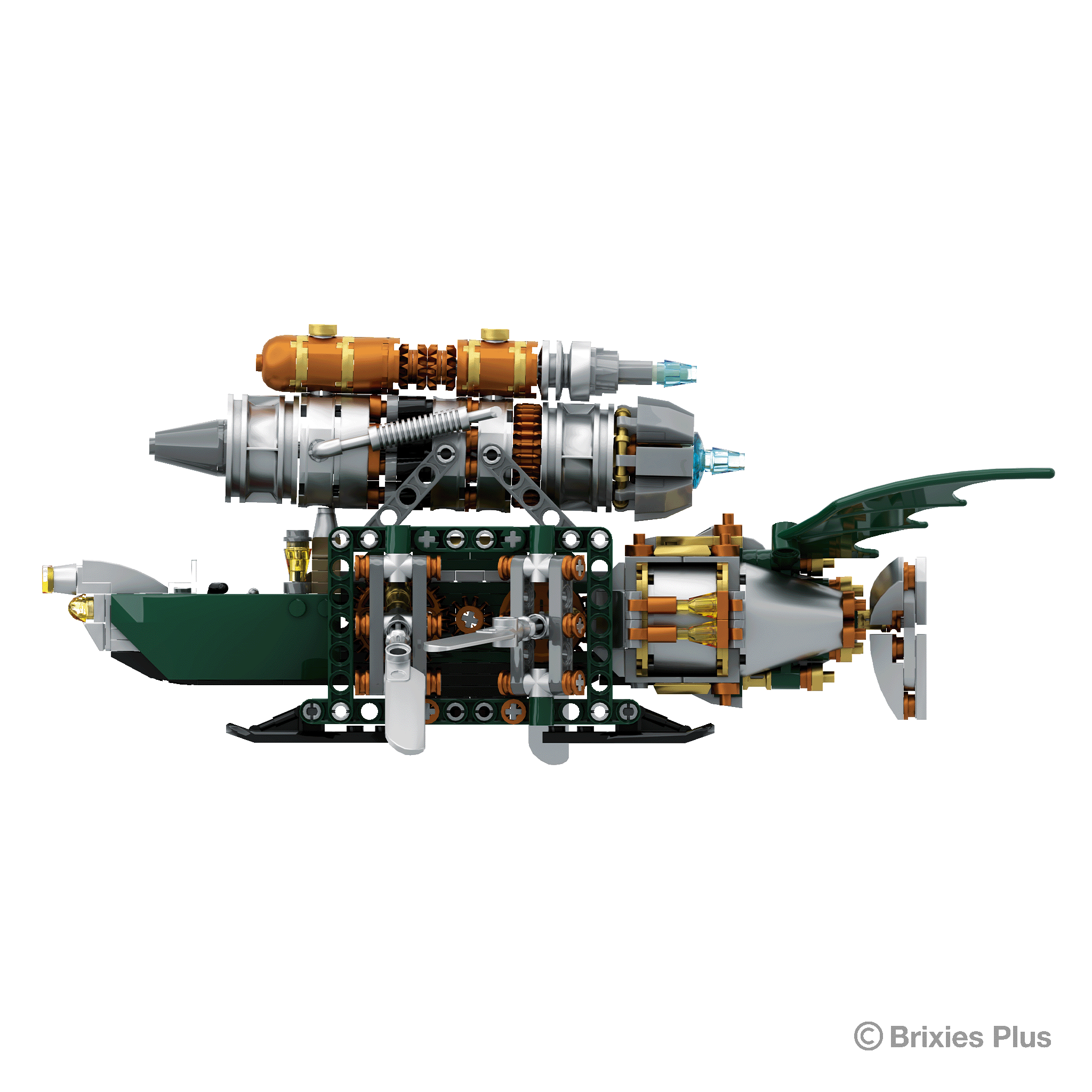 BRIXIES Plus Steampunk Dragonfly