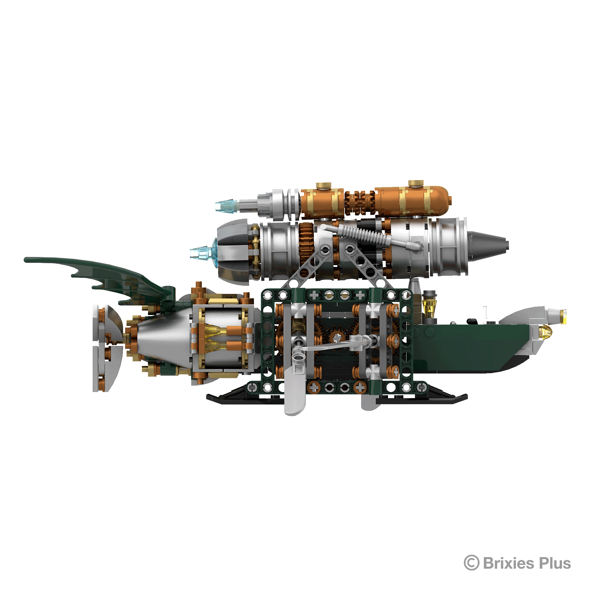 BRIXIES Plus Steampunk Dragonfly