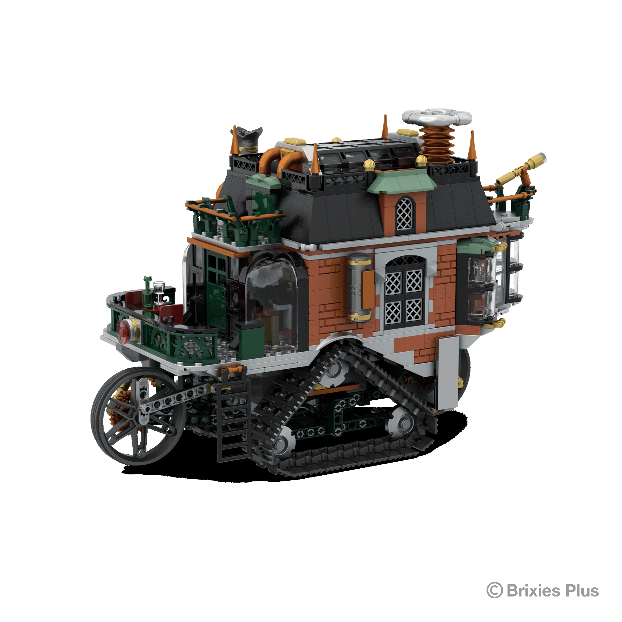 BRIXIES Plus Steampunk Driving Laboratory