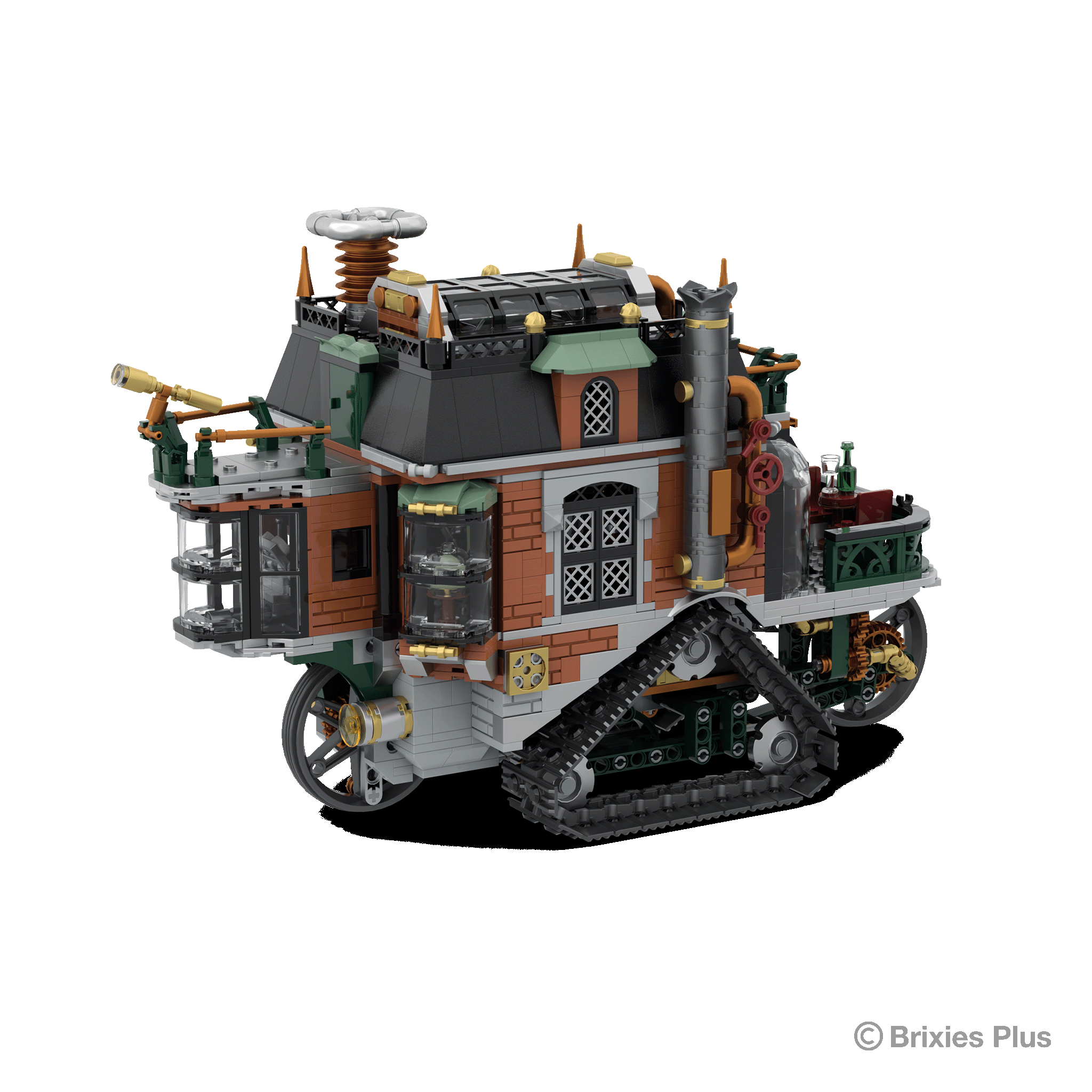 BRIXIES Plus Steampunk Driving Laboratory