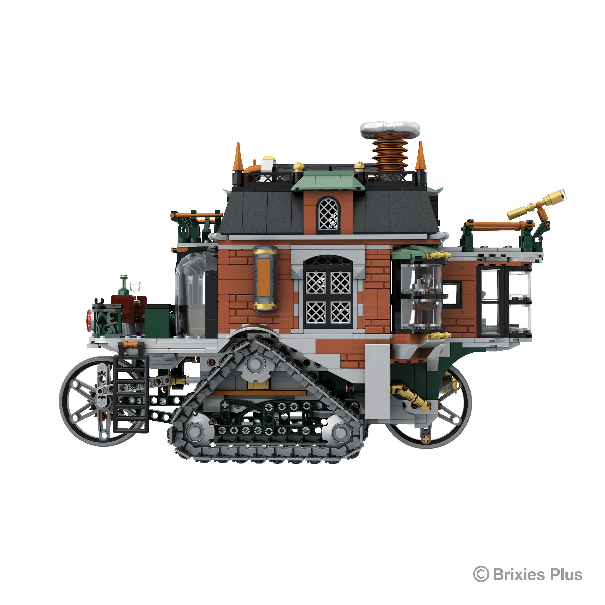 BRIXIES Plus Steampunk Driving Laboratory
