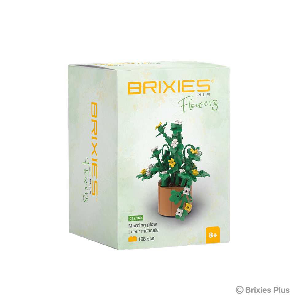 BRIXIES Plus Mini Blume "Morning glow"