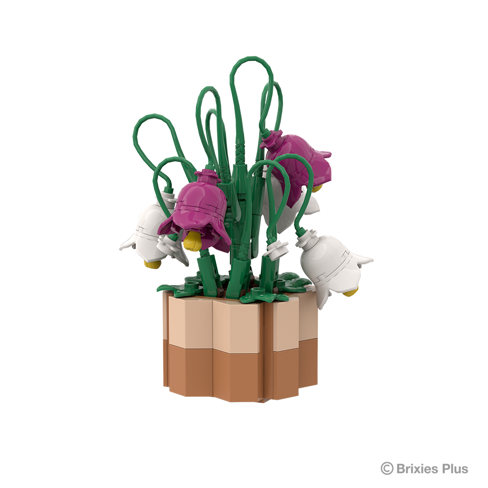 BRIXIES Plus Mini Blume "White harmony"