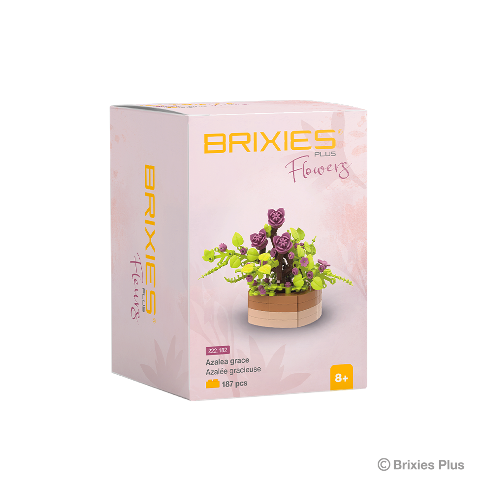 BRIXIES Plus Mini Blume "Azalea grace"