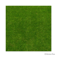 BRIXIES Plus Designer Platte Rasen 32 x 32 Noppen