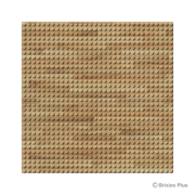 BRIXIES Plus Designer Platte Holz 32 x 32 Noppen