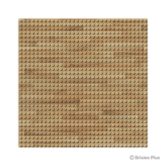 BRIXIES Plus Designer Platte Holz 32 x 32 Noppen