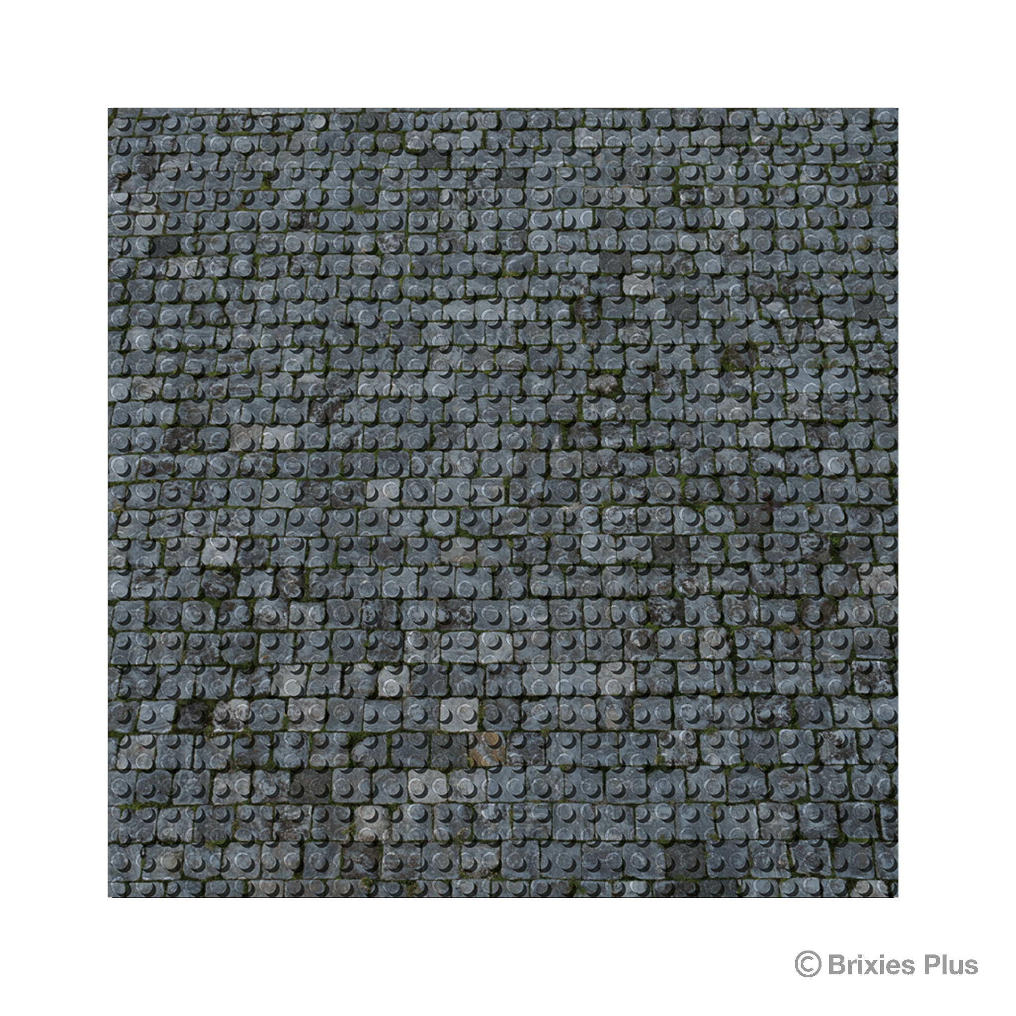 BRIXIES Plus Designer Platte Kopfsteinpflaster 32 x 32 Noppen