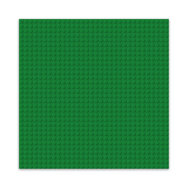BRIXIES Plus Basis Platte Grün 32 x 32 Noppen