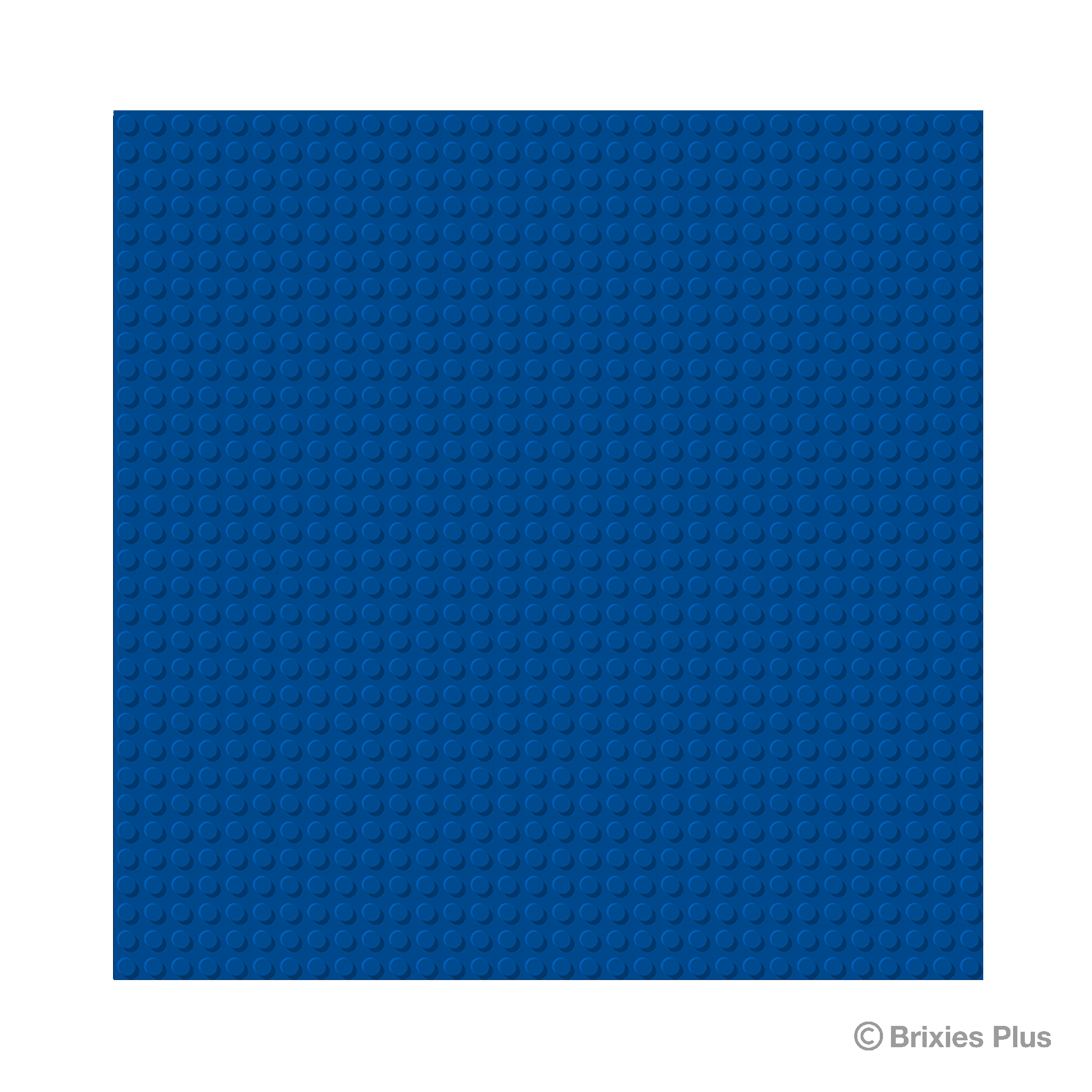 BRIXIES Plus Basis Platte Blau 32 x 32 Noppen