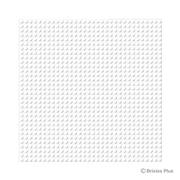 BRIXIES Plus Basis Platte Weiß 32 x 32 Noppen