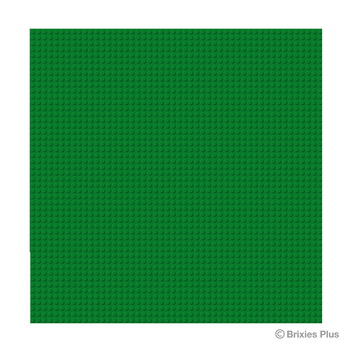 BRIXIES Plus Basis Platte Grün 50 x 50 Noppen