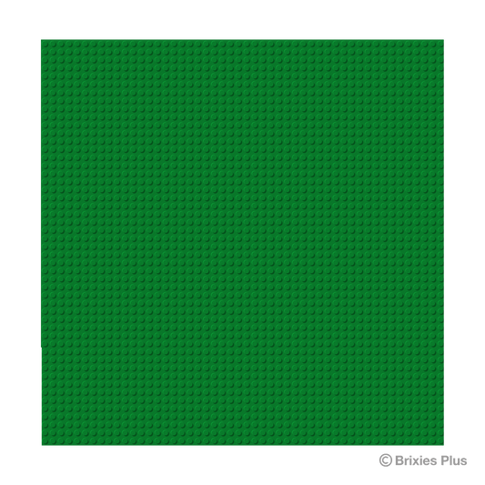BRIXIES Plus Basis Platte Grün 50 x 50 Noppen