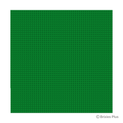 BRIXIES Plus Basis Platte Grün 50 x 50 Noppen