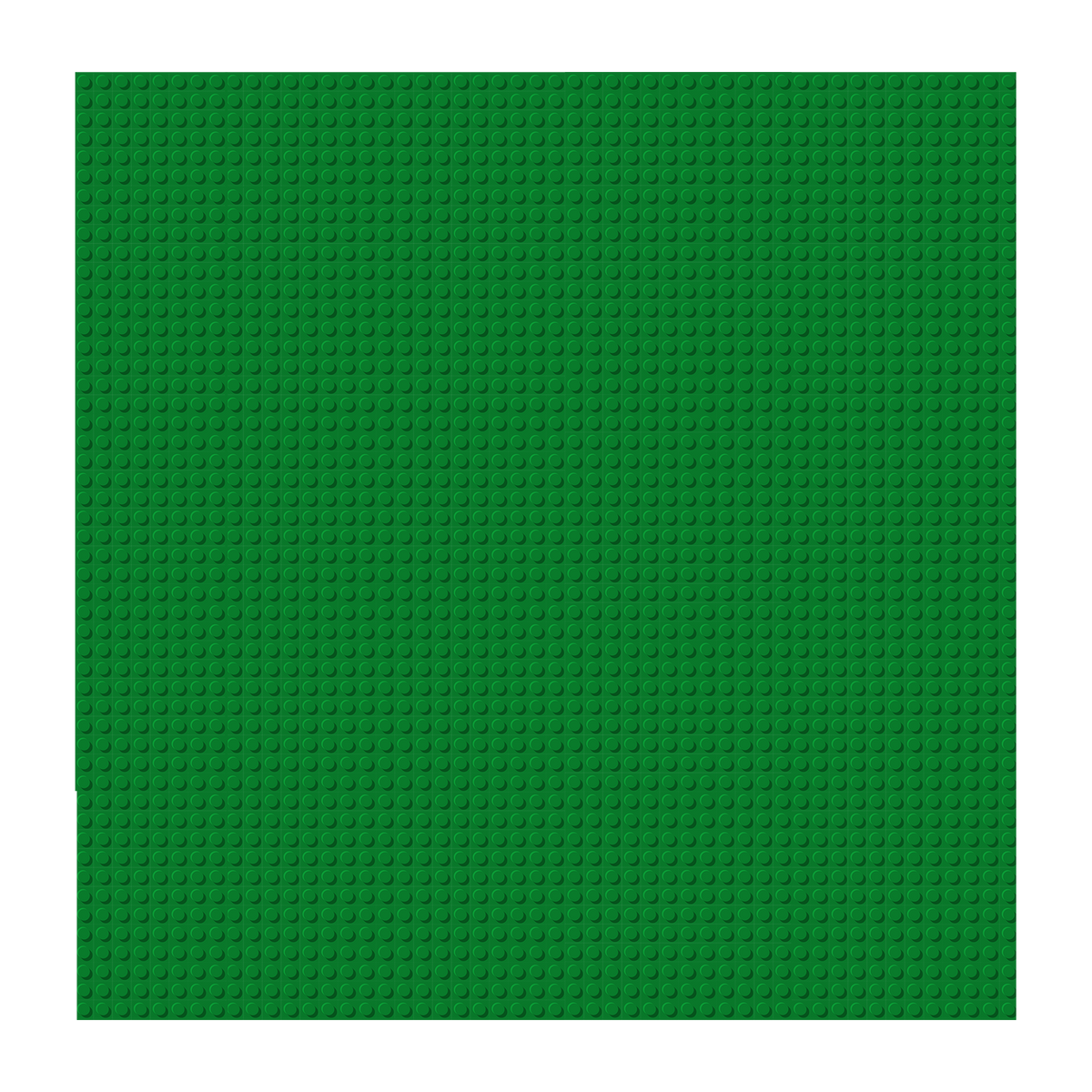 BRIXIES Plus Basis Platte Grün 50 x 50 Noppen