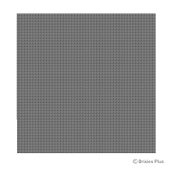 BRIXIES Plus Basis Platte Grau 50 x 50 Noppen