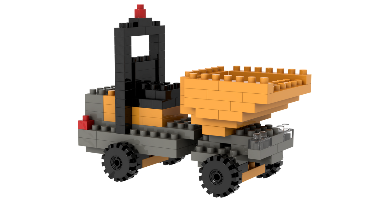 JCB construction dump truck