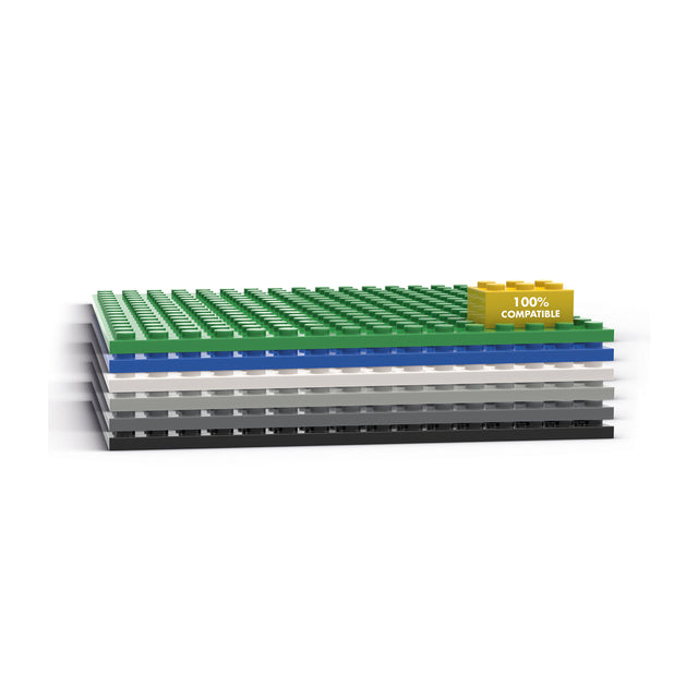 BRIXIES Plus Basis Platte Grün 32 x 32 Noppen
