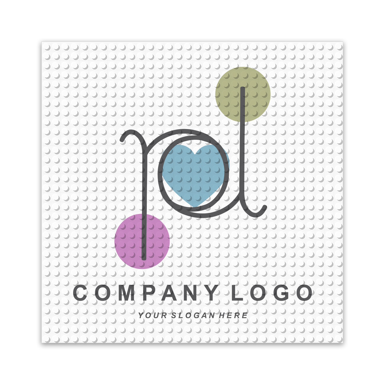 BRIXIES Plus Bedruckte Bauplatten nach Wunsch Weiß  32 x 32