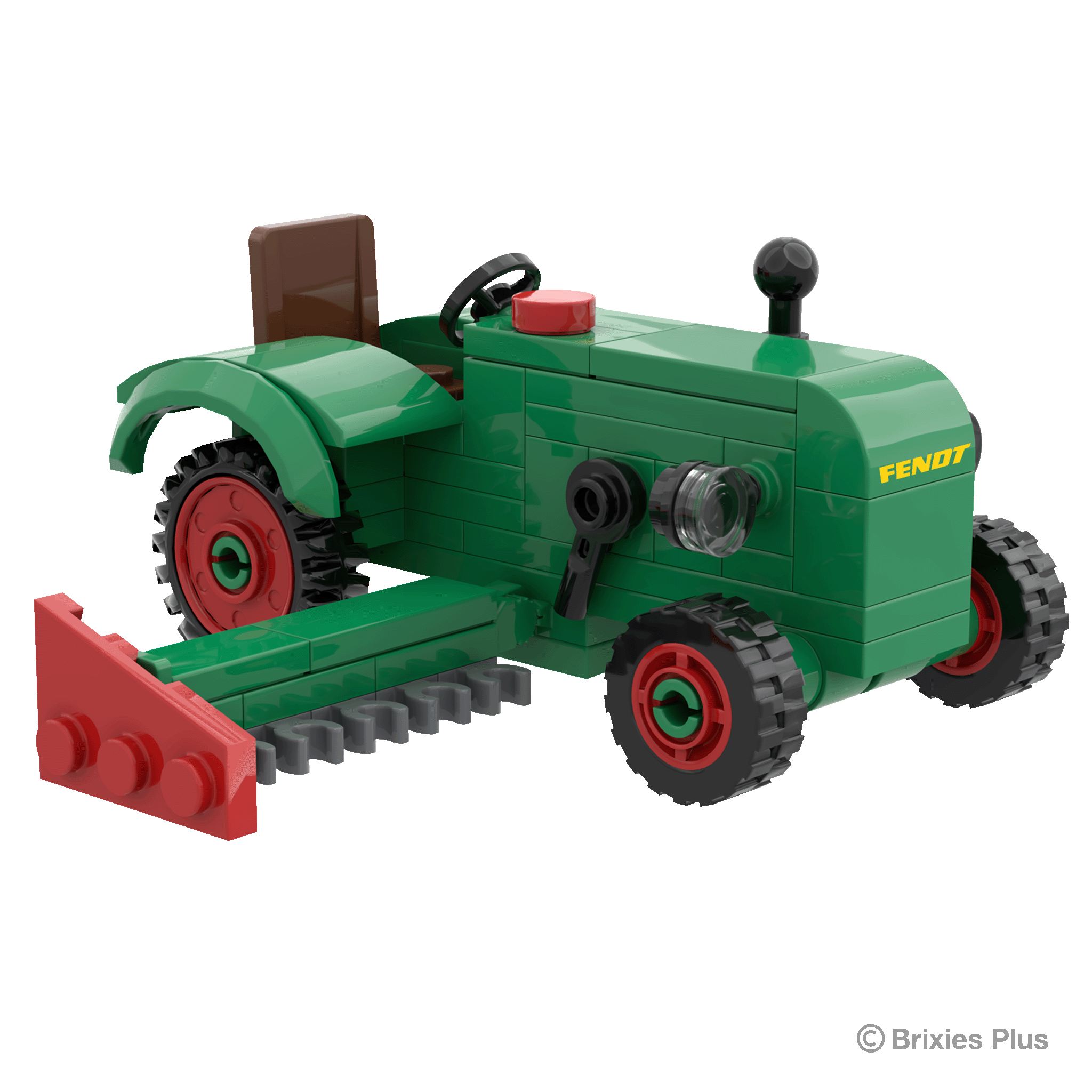 BRIXIES Plus Fendt Dieselross F28 (mit Mähbalken) Classic Club Collection