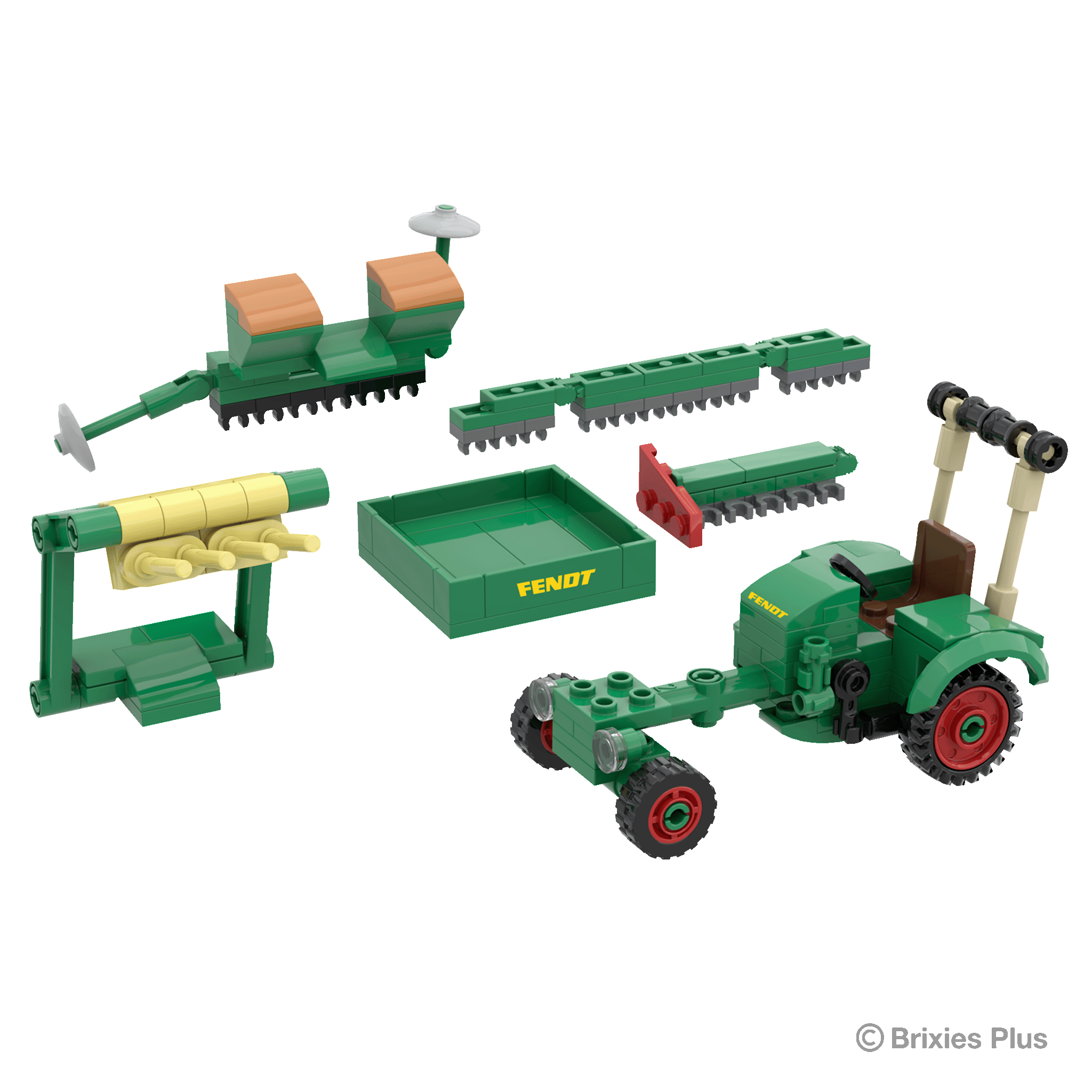 BRIXIES Plus Fendt GT + Zubehör Classic Club Collection