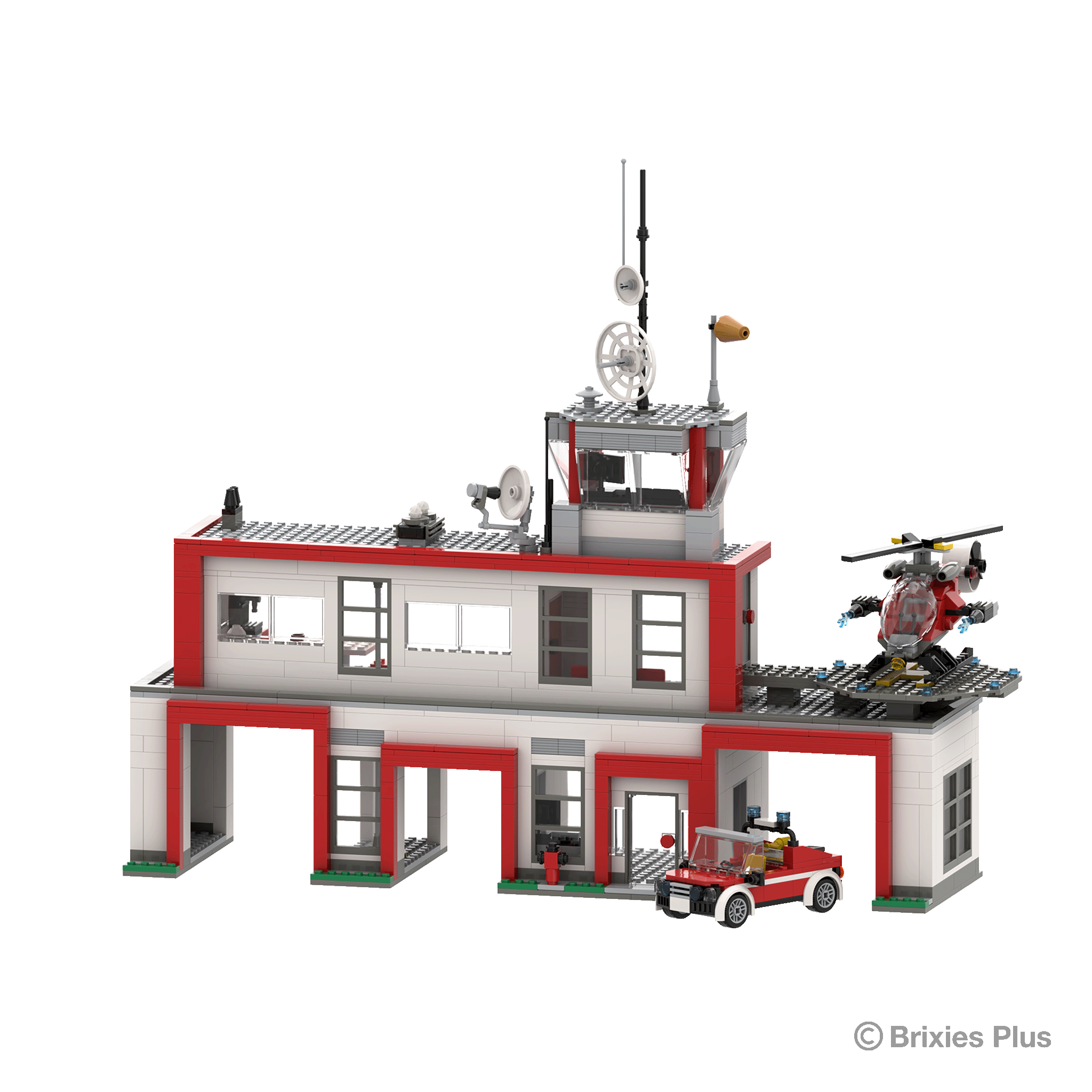 BRIXIES Plus Fire Station / Fire station
