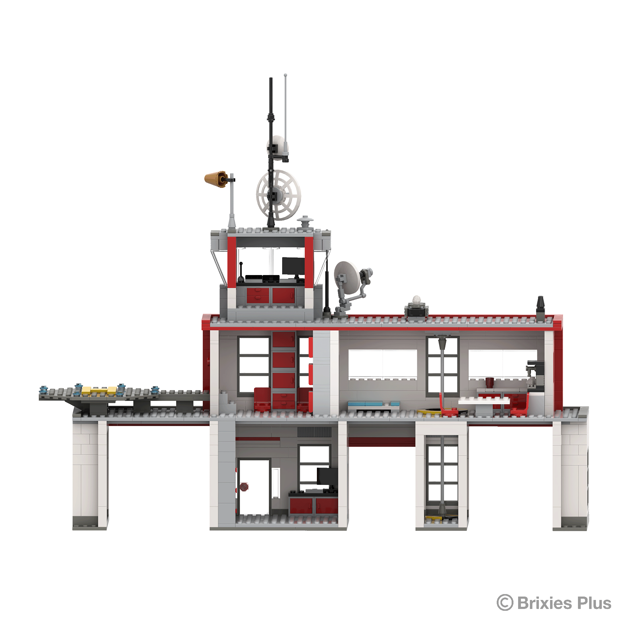 BRIXIES Plus Fire Station / Fire station