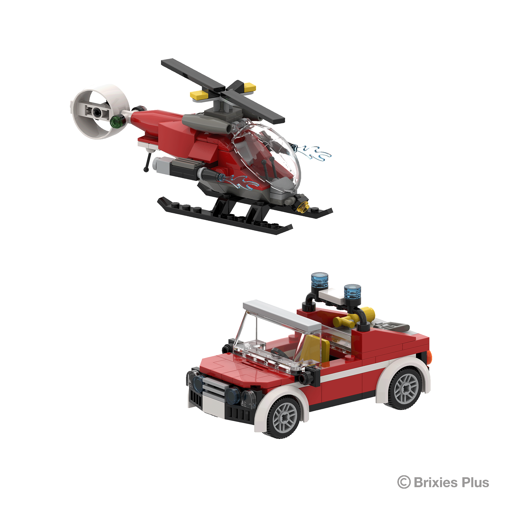 BRIXIES Plus Fire Station / Fire station
