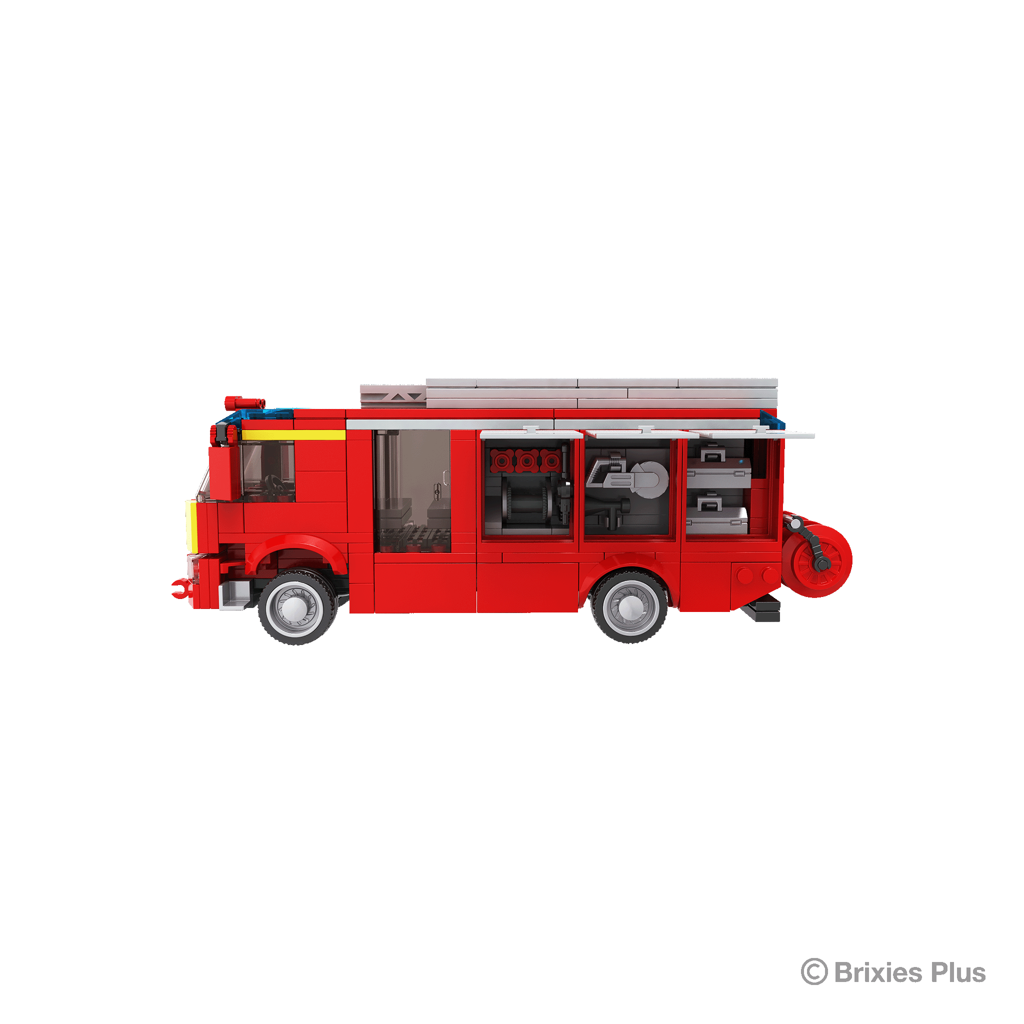 BRIXIES Plus Feuerwehr Löschfahrzeug / Fire engine