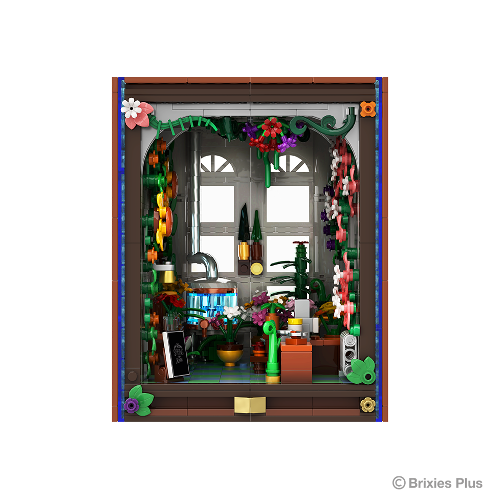 BRIXIES Plus Book nook Flowershop