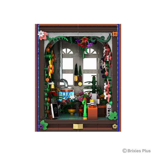 BRIXIES Plus Book nook Flowershop