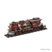 BRIXIES Plus  Steampunk Flying Train