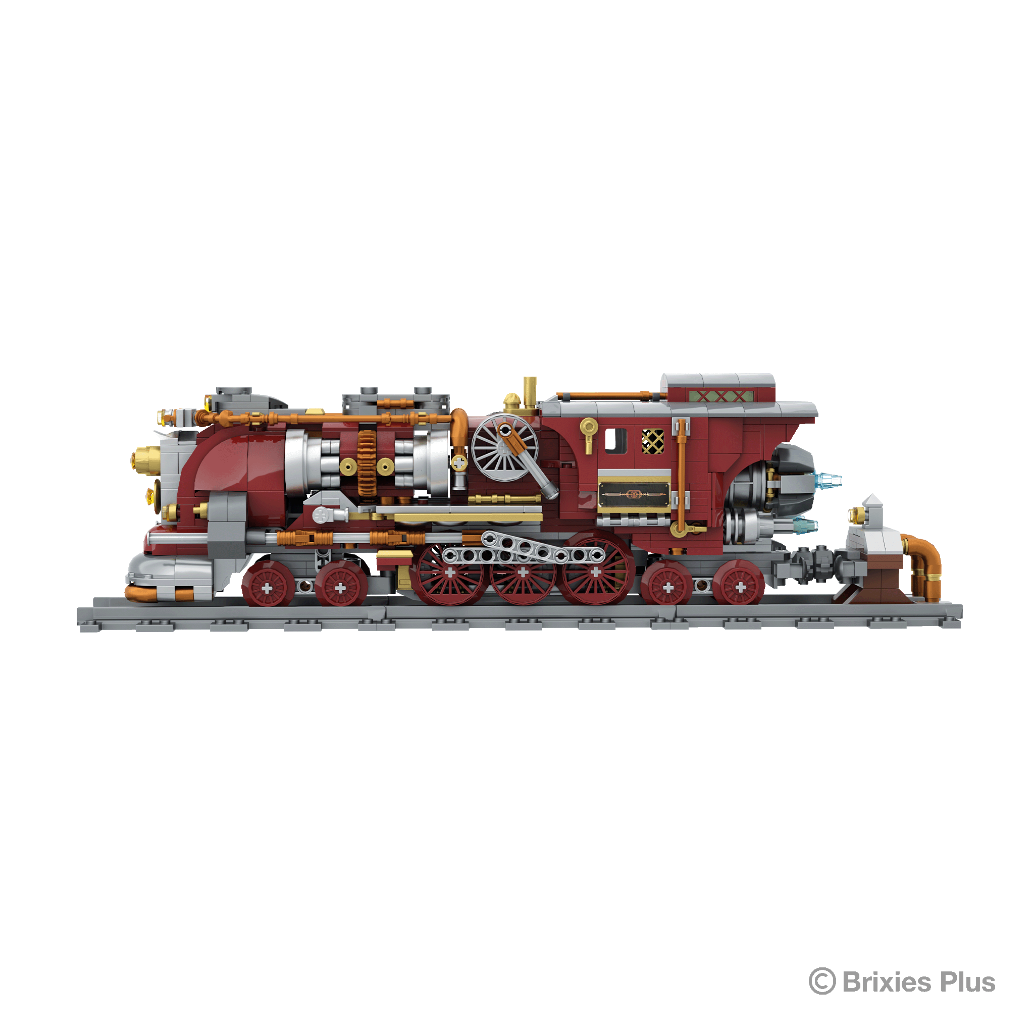 BRIXIES Plus  Steampunk Flying Train