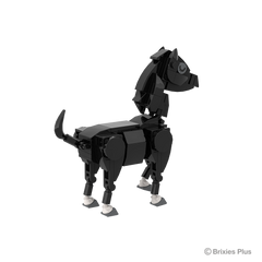 BRIXIES Plus Farmbuddies Horse black / Horse black