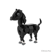 BRIXIES Plus Farmbuddies Pferd schwarz / Horse black
