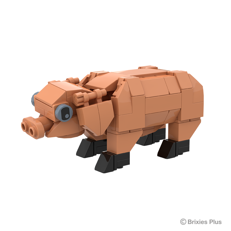 BRIXIES Plus Farmbuddies Schwein / Pig
