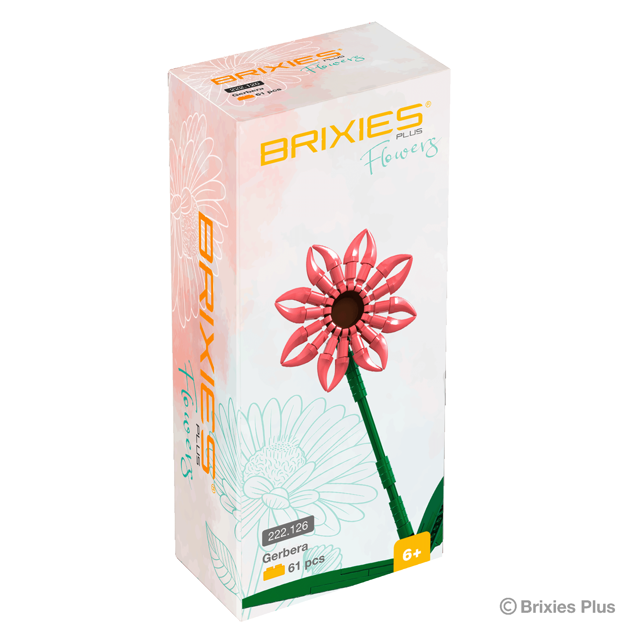 BRIXIES Plus Flowers Gerbera