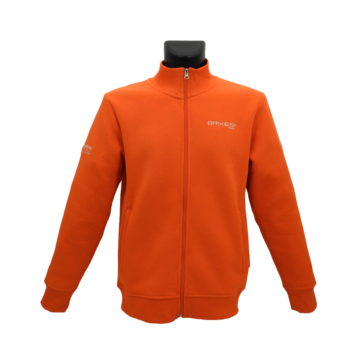Sweat-Jacke, orange