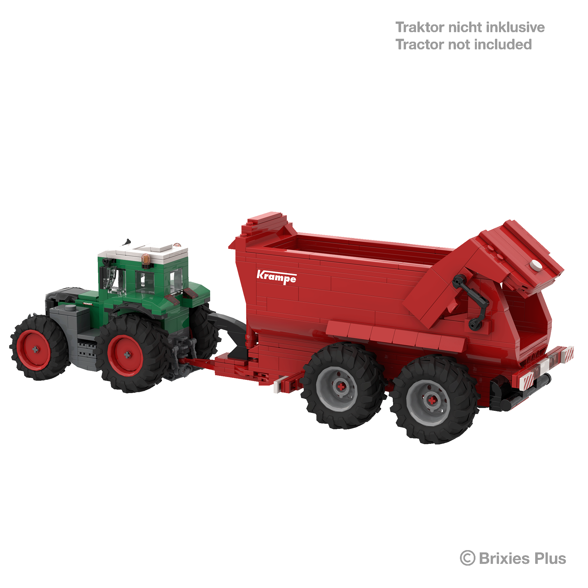 BRIXIES Plus Krampe Halfpipe Muldenkipper in der Giftbox